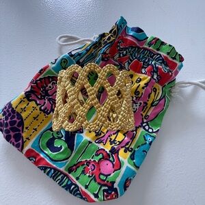 Lilly Pulitzer Gold Cuff Bracelet